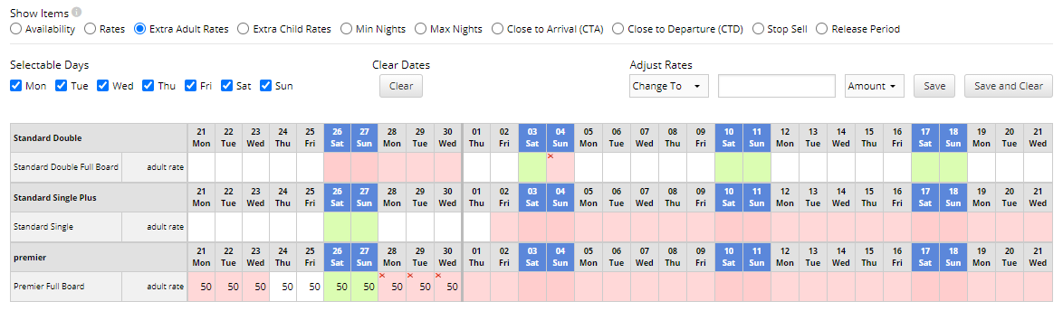 set up rate